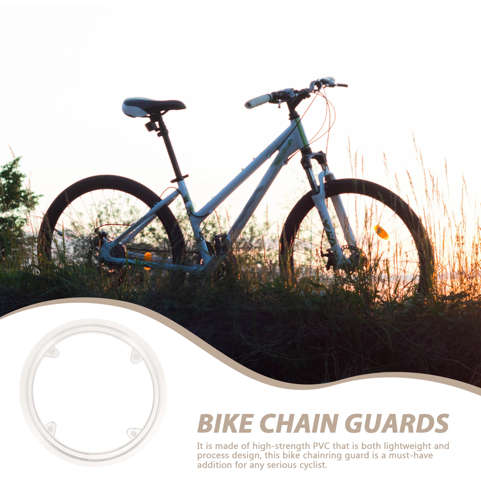 Mountain Protector Bicycle Chain Guard Chainring Bashguard Chainring Sprocket Lightweight Pvc Chain Guard For Road Bike 
Mountain Protector Bicycle Chain Guard Chainring Bashguard Chainring Sprocket Lightweight Pvc Chain Guard For Road Bike