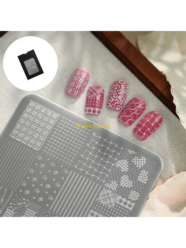 N58F Stainless Steel Art Stamping Plate Delicate Stylish Patterns Crafting Template For Creative Decorations
N58F Stainless Steel Art Stamping Plate Delicate Stylish Patterns Crafting Template For Creative Decorations