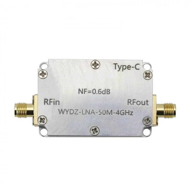 0.05-4GHz r f Amplifier Low Noise Amplifier LNA Amplifier Noise Figure 0.6DB for GPS Beidou Receivers
0.05-4GHz r f Amplifier Low Noise Amplifier LNA Amplifier Noise Figure 0.6DB for GPS Beidou Receivers