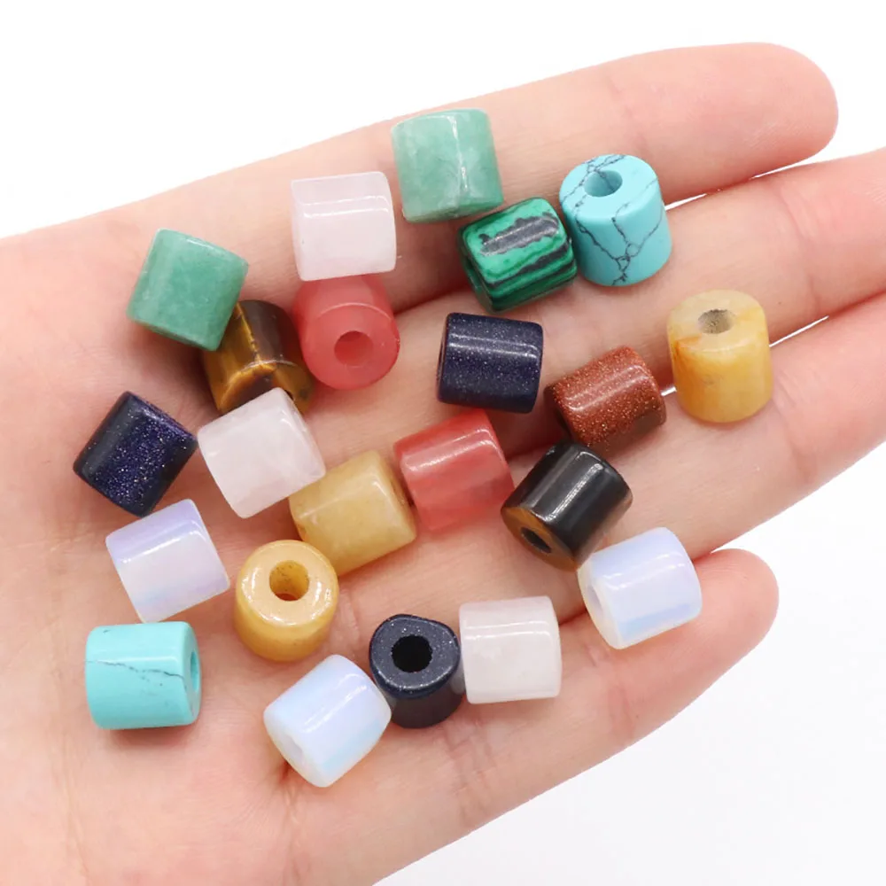 10pcs Natural Crystal Spacer Beads Caps Healing Crystals Cylinder Flat Quartz Round Beaded Stones for DIY Accessories 9mmx9mm
10pcs Natural Crystal Spacer Beads Caps Healing Crystals Cylinder Flat Quartz Round Beaded Stones for DIY Accessories 9mmx9mm