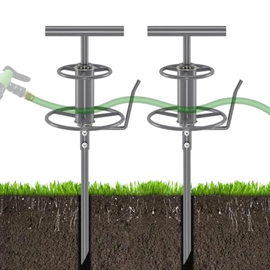 Garden Hose Guide Stakes Water Hose Spikes 2 Pack 14.1'' Metal Corner Hose Guard Heavy Duty Hose Redirect Stake Protects Plants
Garden Hose Guide Stakes Water Hose Spikes 2 Pack 14.1'' Metal Corner Hose Guard Heavy Duty Hose Redirect Stake Protects Plants