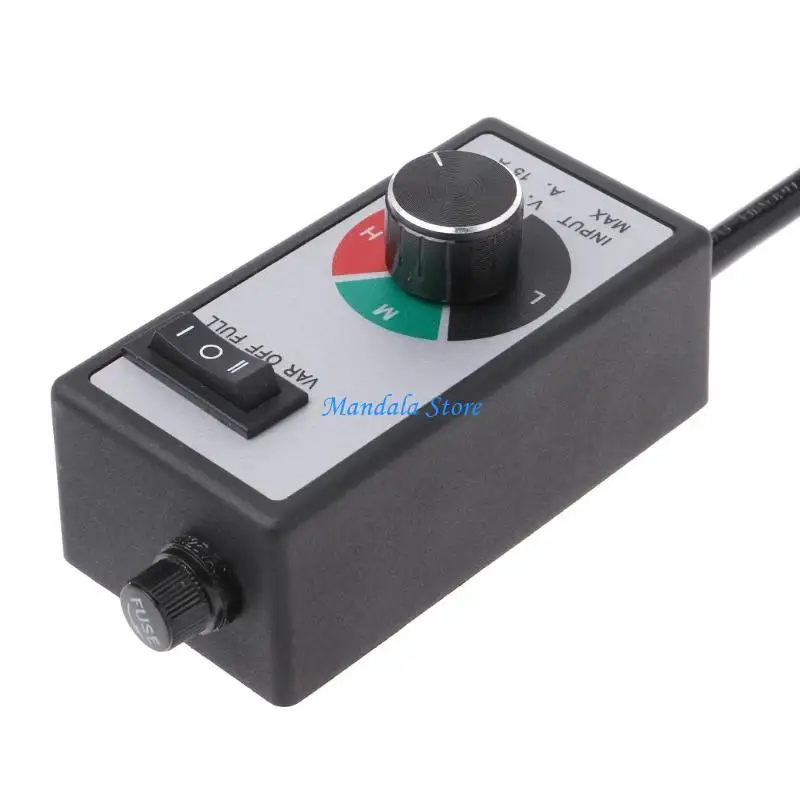 U2JC AC 120V 15A Fan Variable Speed Control Electric Motor Rheostat Governor
U2JC AC 120V 15A Fan Variable Speed Control Electric Motor Rheostat Governor