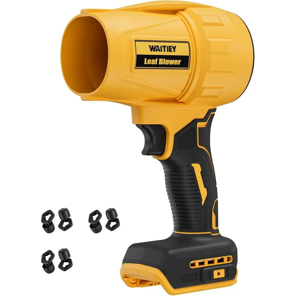 20V MAX High-Speed Motor Handheld Turbo Jet Blower for Patio Cleaning, Lawn Care, Blowing Leaves and Dust (No Battery)
20V MAX High-Speed Motor Handheld Turbo Jet Blower for Patio Cleaning, Lawn Care, Blowing Leaves and Dust (No Battery)