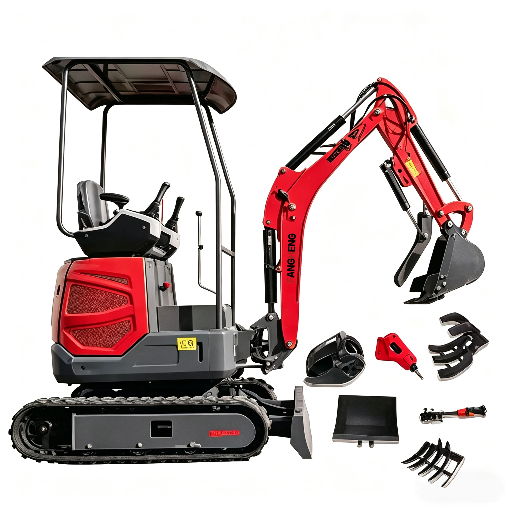 Mini Excavator 1.2 ton 1.6 ton 2 ton Customized Multi-function Kubota Engine Digger Small Crawler Farm Excavators Home
Mini Excavator 1.2 ton 1.6 ton 2 ton Customized Multi-function Kubota Engine Digger Small Crawler Farm Excavators Home