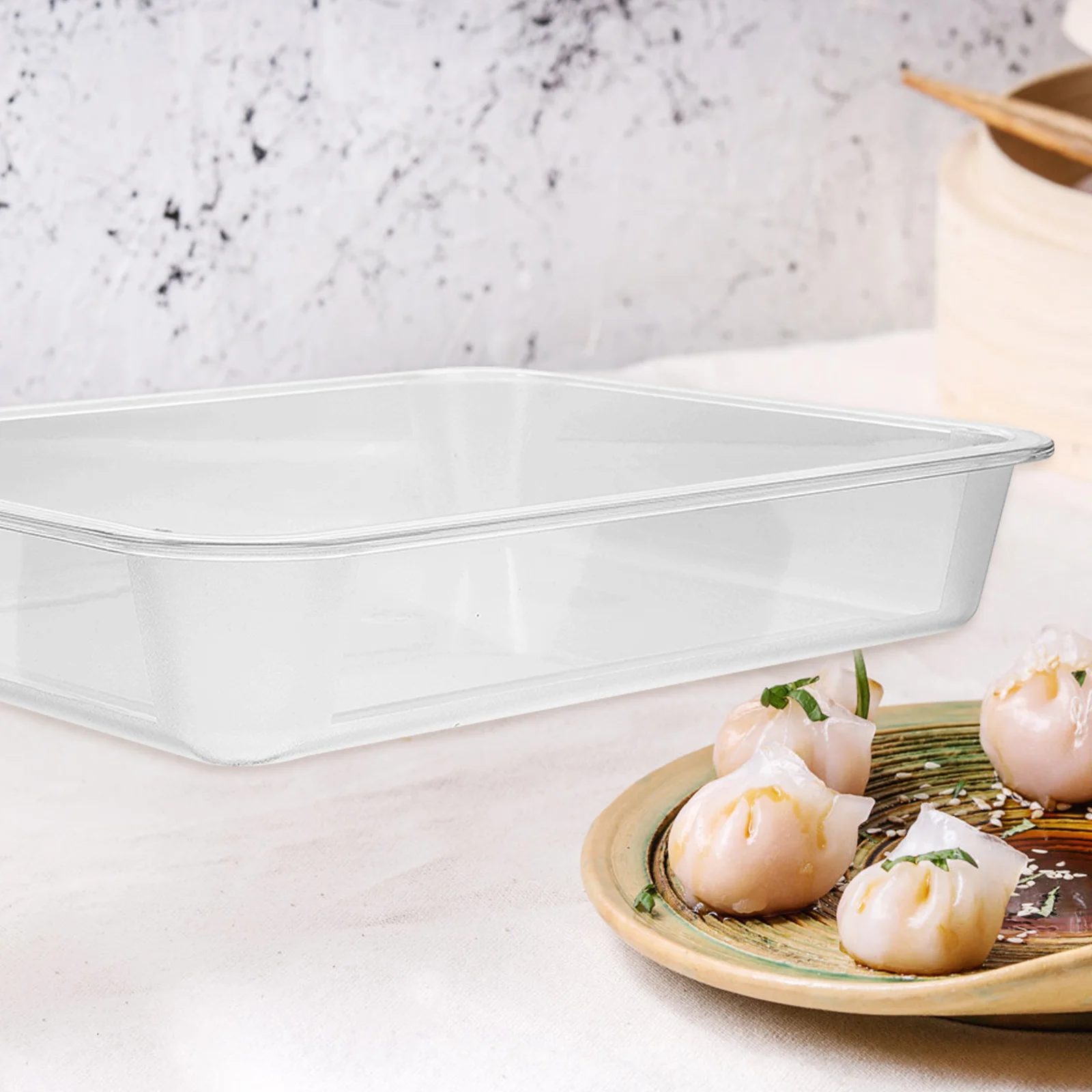 1pc Acrylic Cold Dish Tray Transparent Food Storage Plate Multi-Function Kitchen Supply Large Capacity Non-Slip Food for Home
1pc Acrylic Cold Dish Tray Transparent Food Storage Plate Multi-Function Kitchen Supply Large Capacity Non-Slip Food for Home