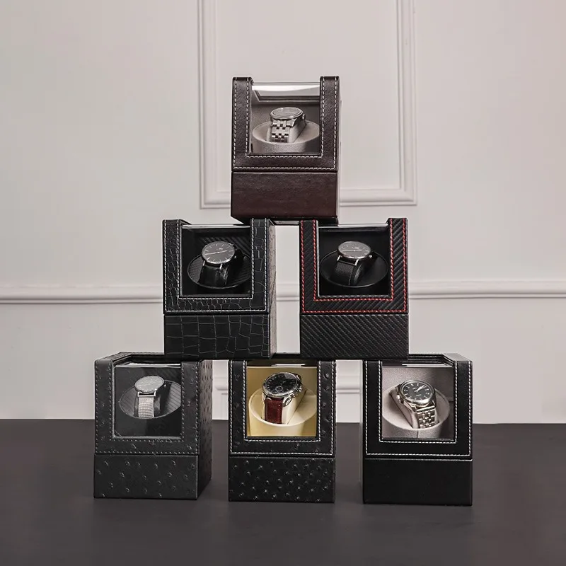 1pcs Automatic Watch Winder with Quiet Motor Storage Box for Mechanical Watches Watch Shaker Household Watch Storage Box
1pcs Automatic Watch Winder with Quiet Motor Storage Box for Mechanical Watches Watch Shaker Household Watch Storage Box