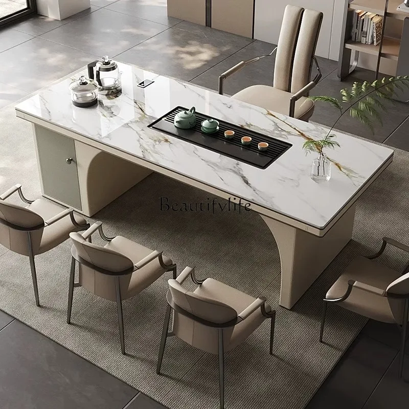 Light luxury rock slab tea table composite super crystal stone tea table living room villa home
Light luxury rock slab tea table composite super crystal stone tea table living room villa home