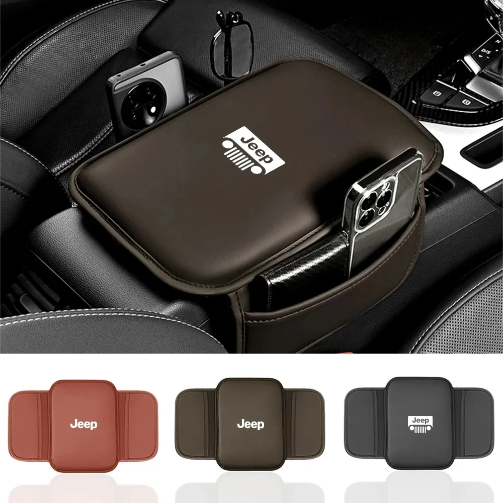 Leather Car Armrest Box Pad with Storage Pocket for Jeep Renegade Wrangler JK JL Center Console Cover Auto Interior Accessories
Leather Car Armrest Box Pad with Storage Pocket for Jeep Renegade Wrangler JK JL Center Console Cover Auto Interior Accessories