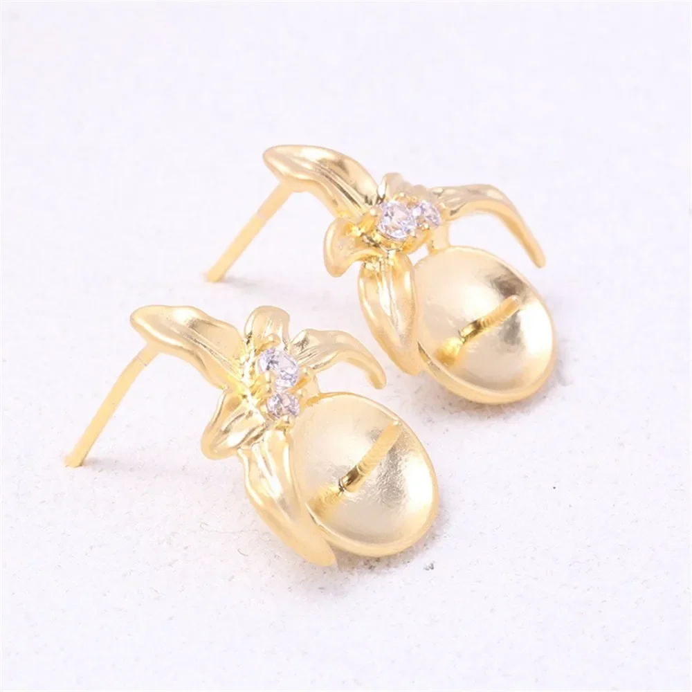 Gold Plated Pearl Earring Settings, DIY Jewelry Making Supplies, Blank Ear Stud Bases for Handmade Accessories, 1pair No Pearl
Gold Plated Pearl Earring Settings, DIY Jewelry Making Supplies, Blank Ear Stud Bases for Handmade Accessories, 1pair No Pearl