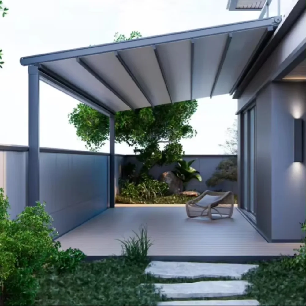 Modern Aluminum Louvered Pergola Custom Luxury Outdoor Gazebo Bright Garden Pavilion Summer House Villa for Sale
Modern Aluminum Louvered Pergola Custom Luxury Outdoor Gazebo Bright Garden Pavilion Summer House Villa for Sale