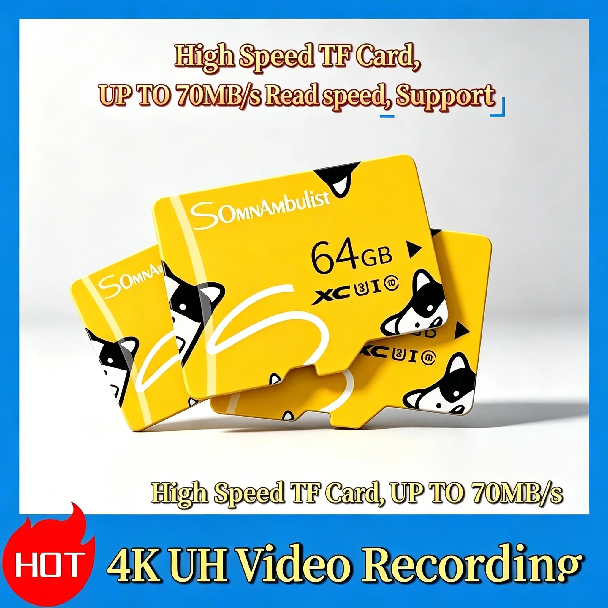 SomnAmbulist Memory Card 64GB High Speed Mini TF Card C10 U3 A1 for Drone Audio Surveillance Device 64GB TF Card Pro Max
SomnAmbulist Memory Card 64GB High Speed Mini TF Card C10 U3 A1 for Drone Audio Surveillance Device 64GB TF Card Pro Max