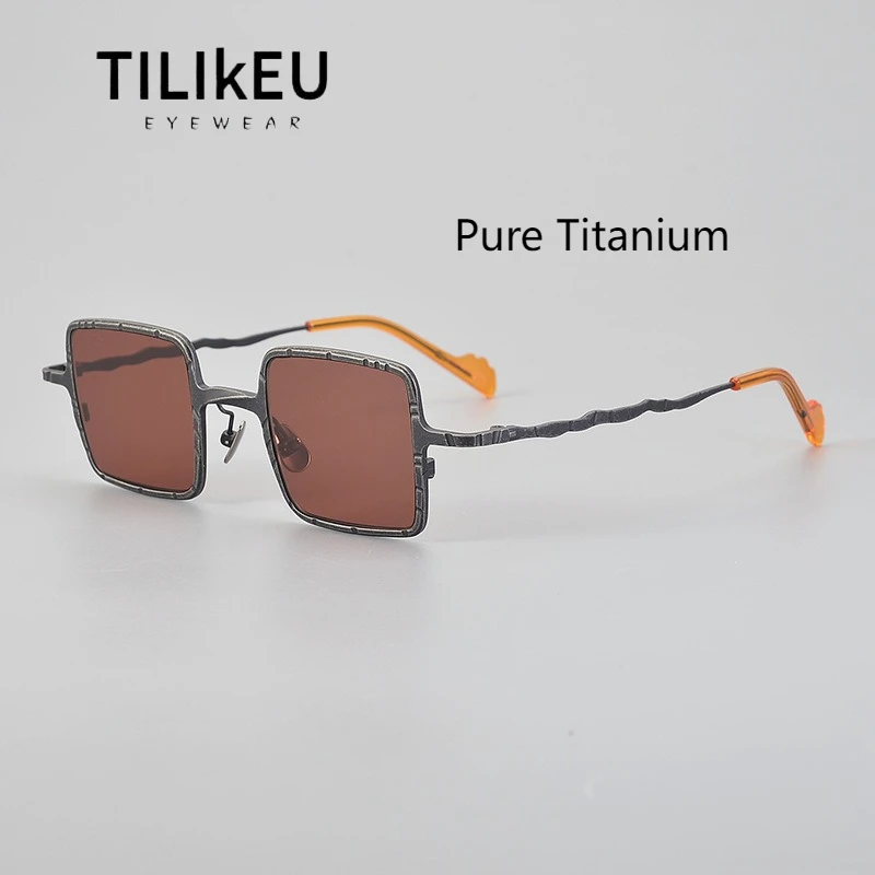 Классические солнцезащитные очки из чистого титана в стиле панк для мужчин, роскошные дизайнерские солнцезащитные очки ручной работы с квадратными оттенками UV400, солнцезащитные очки для путешествий
Классические солнцезащитные очки из чистого титана в стиле панк для мужчин, роскошные дизайнерские солнцезащитные очки ручной работы с квадратными оттенками UV400, солнцезащитные очки для путешествий