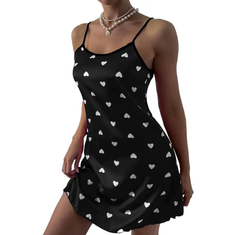 Women's Floral Print Sleep Dress Sexy Lace Sleeveless Nightgown Casual Soft Breathe Sleepwear Female Loungewear
Women's Floral Print Sleep Dress Sexy Lace Sleeveless Nightgown Casual Soft Breathe Sleepwear Female Loungewear 