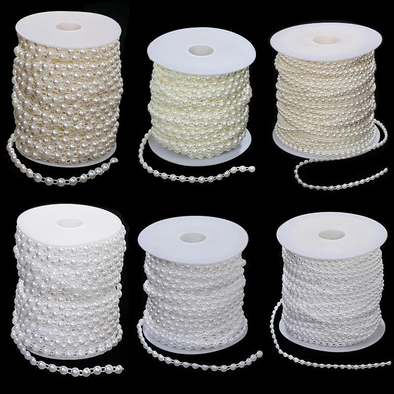 2M 5M Artificial Pearls Beads Chain Jewelry Making Beads Half-round Abs Cotton Line Chain Natural Craft DIY Wedding Decoration
2M 5M Artificial Pearls Beads Chain Jewelry Making Beads Half-round Abs Cotton Line Chain Natural Craft DIY Wedding Decoration