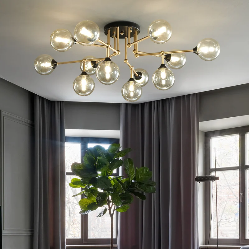 Vintage Iron Spider Chandelier Bedroom Loft Led Hanging Light Fixture Glass Ball Pendant Lamp Living Room Restaurant Decoration
Vintage Iron Spider Chandelier Bedroom Loft Led Hanging Light Fixture Glass Ball Pendant Lamp Living Room Restaurant Decoration