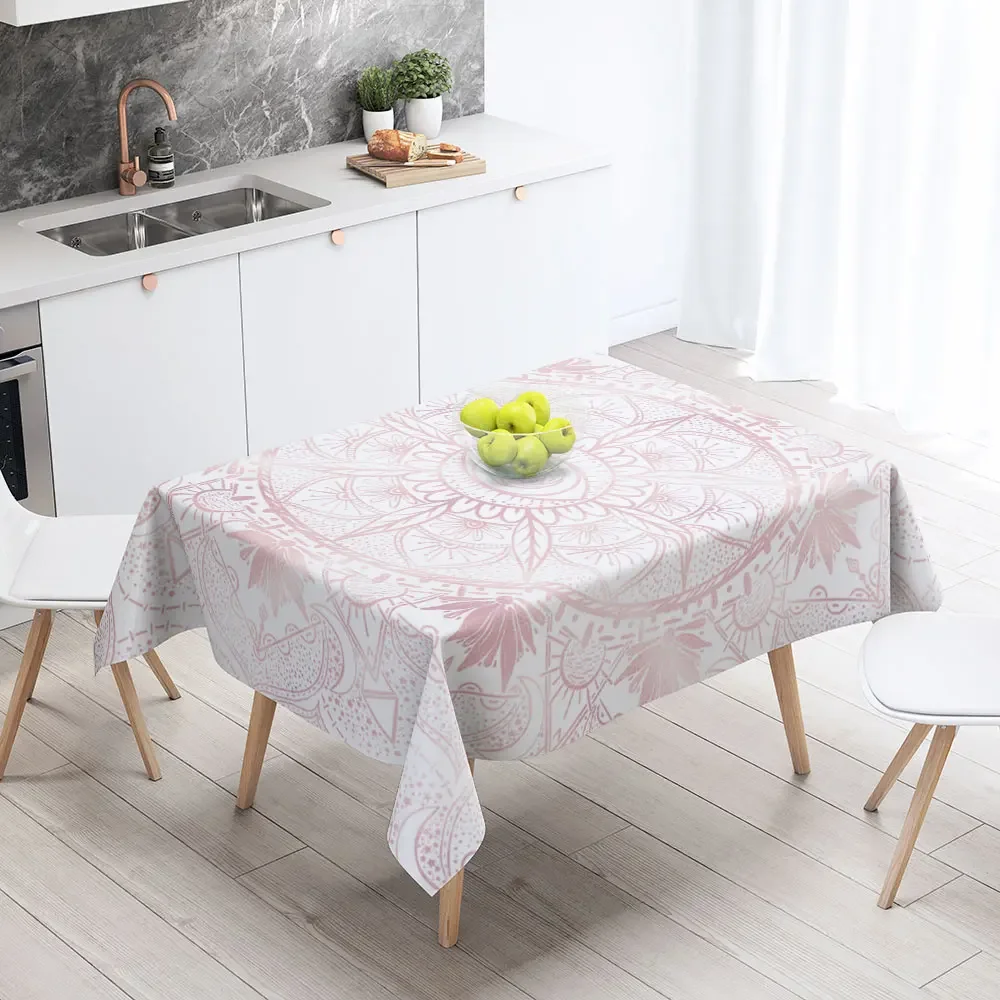 Rose Gold Eye Sun Moon Mandala Tablecloth Waterproof Dining Table Wedding Party Rectangular Tablecloth Holiday Kitchen Decor
Rose Gold Eye Sun Moon Mandala Tablecloth Waterproof Dining Table Wedding Party Rectangular Tablecloth Holiday Kitchen Decor