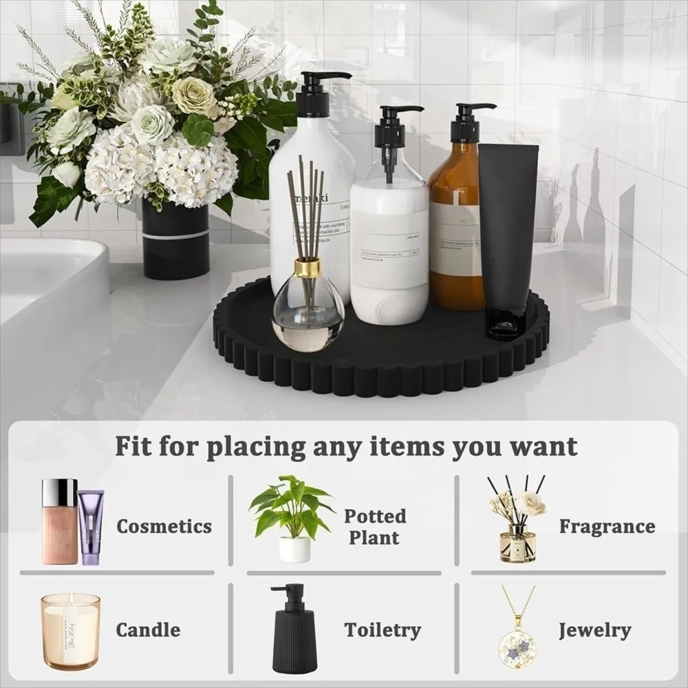 Striped Jewelry Storage Tray Round Ornaments Silicone Decorative Plate High-end Space Saving Necklaces Display Props Dresser
Striped Jewelry Storage Tray Round Ornaments Silicone Decorative Plate High-end Space Saving Necklaces Display Props Dresser