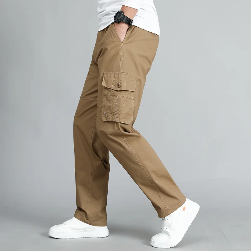 Autumn 2020 New Men's Large Size Elastic Waist Casual Trousers Teenagers Multi-Pocket Workwear Casual Pants
Autumn 2020 New Men's Large Size Elastic Waist Casual Trousers Teenagers Multi-Pocket Workwear Casual Pants