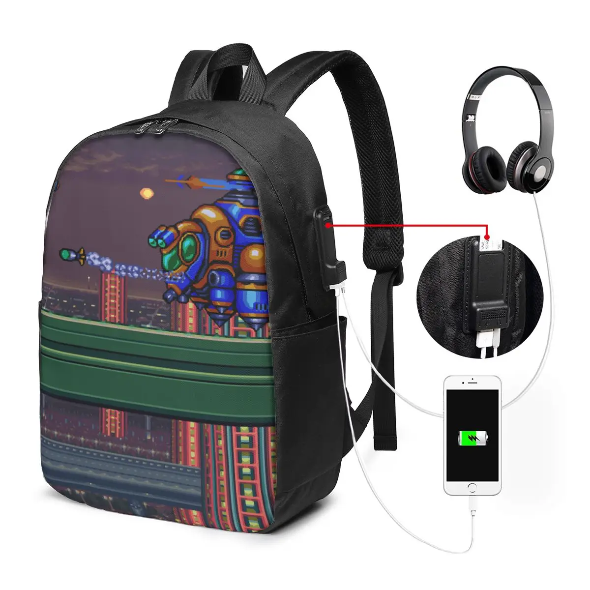 Megaman Video Game Mega Man Backpack Travel Notebook Bag Computer College Student School Bag Laptop Shoulder Bags for Men Women
Megaman Video Game Mega Man Backpack Travel Notebook Bag Computer College Student School Bag Laptop Shoulder Bags for Men Women