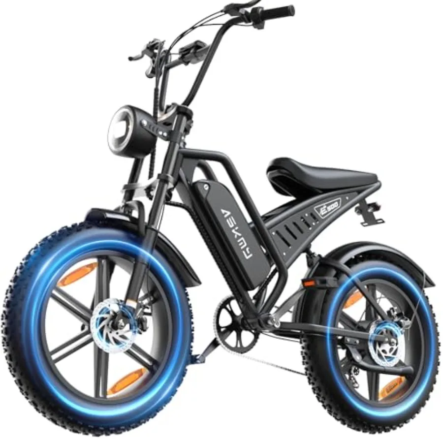 20 Fat Tire Electric Bike for Adults: Aluminum Frame, Matte Black, 1500W Peak Motor 48V 15Ah Removable Battery for Off-Road and
20 Fat Tire Electric Bike for Adults: Aluminum Frame, Matte Black, 1500W Peak Motor 48V 15Ah Removable Battery for Off-Road and