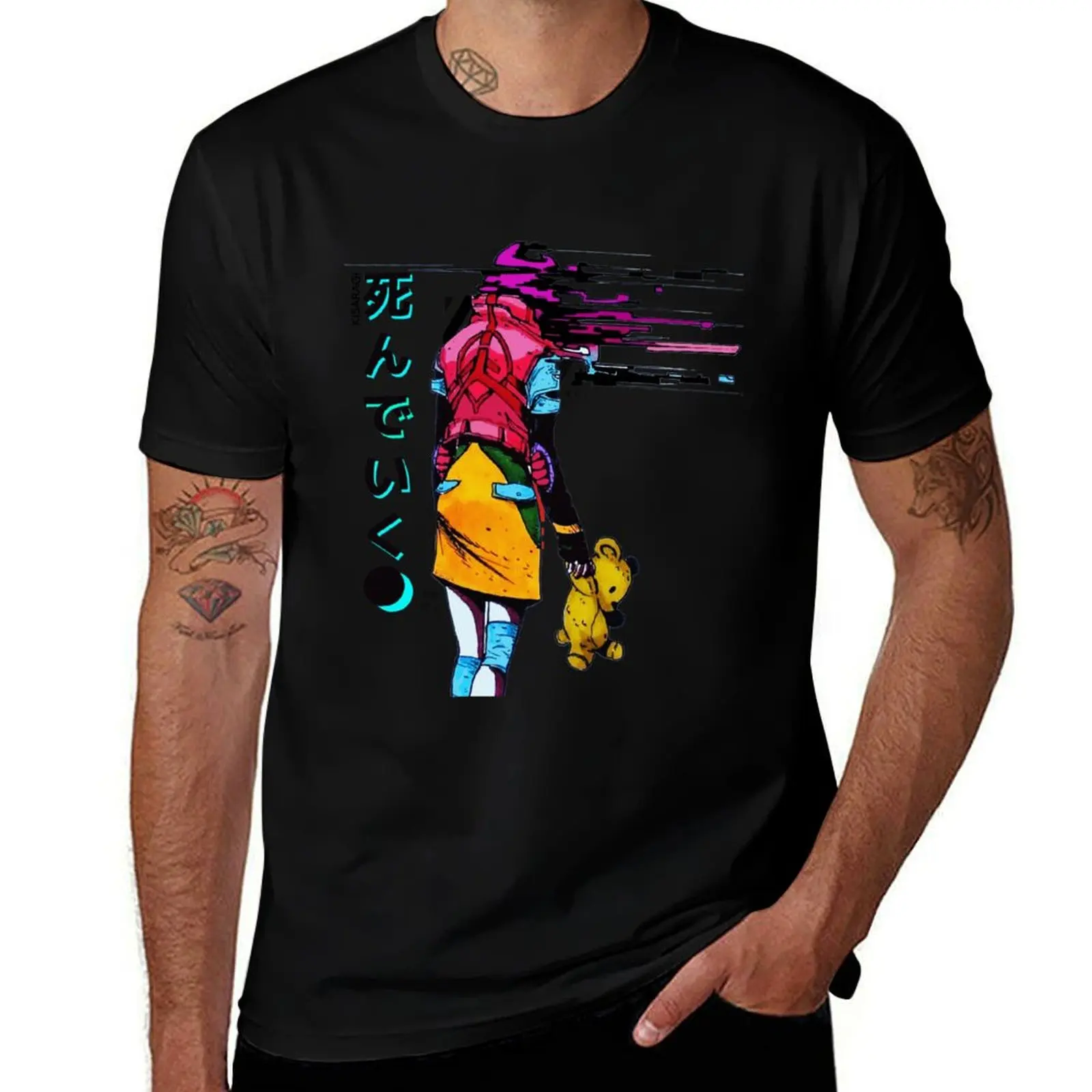Vaporwave Japanese Cyberpunk Glitch Girl T-Shirt graphic t shirt vintage Anime t-shirt topping street wear clothing for men
Vaporwave Japanese Cyberpunk Glitch Girl T-Shirt graphic t shirt vintage Anime t-shirt topping street wear clothing for men