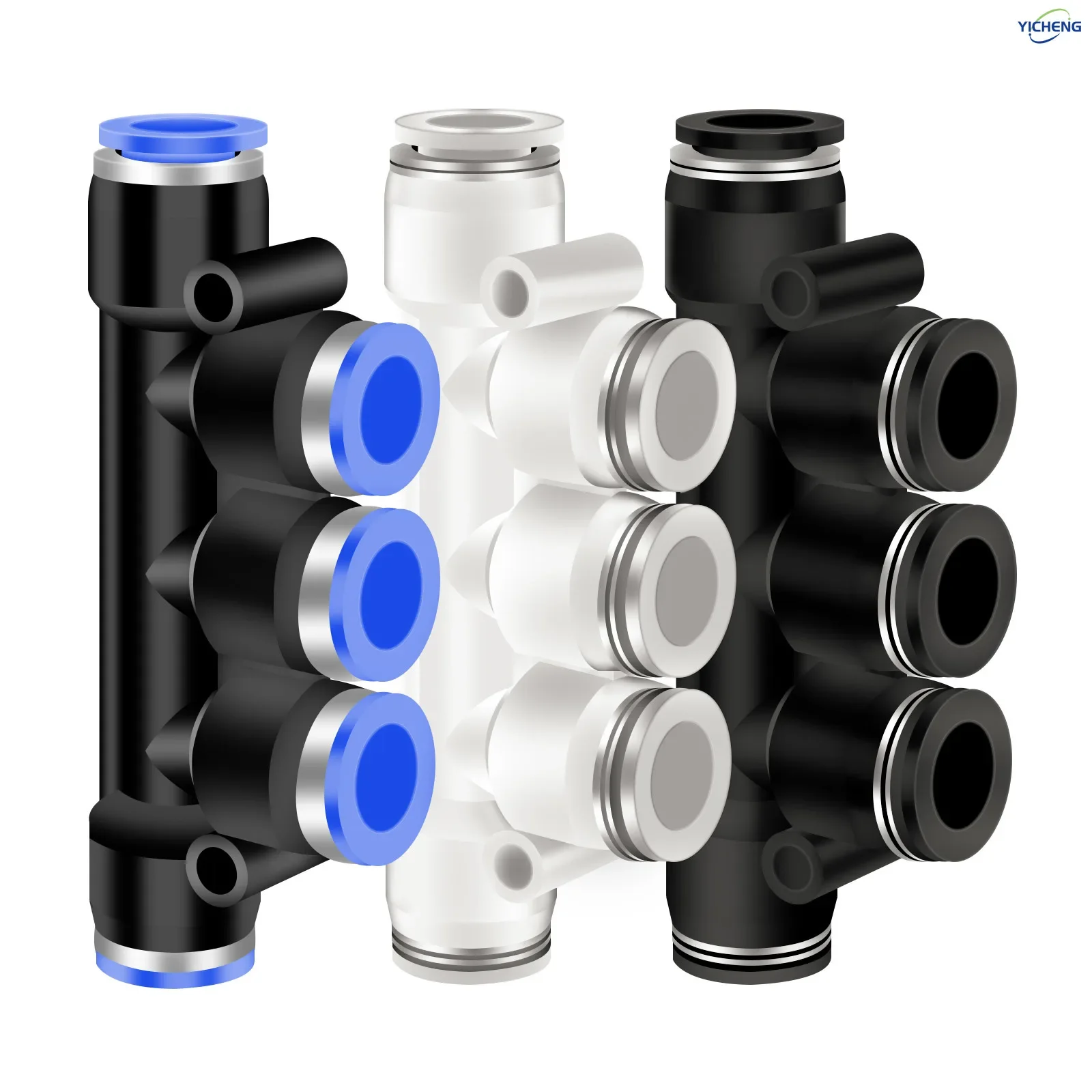 YICHENG PNEUMATIC Hose Connector Multi channel 4MM Tube OD Push to Connect Tube Quick Fittings Push Lock (Pack of 10)
YICHENG PNEUMATIC Hose Connector Multi channel 4MM Tube OD Push to Connect Tube Quick Fittings Push Lock (Pack of 10)