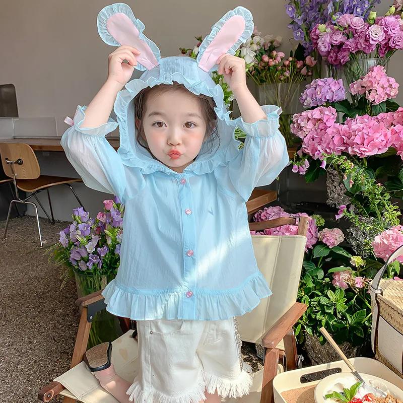 Girls' Summer Sunscreen Clothes 2026 New Fashionable Baby Breathable Lightweight Clothes Children's Coat
Girls' Summer Sunscreen Clothes 2026 New Fashionable Baby Breathable Lightweight Clothes Children's Coat