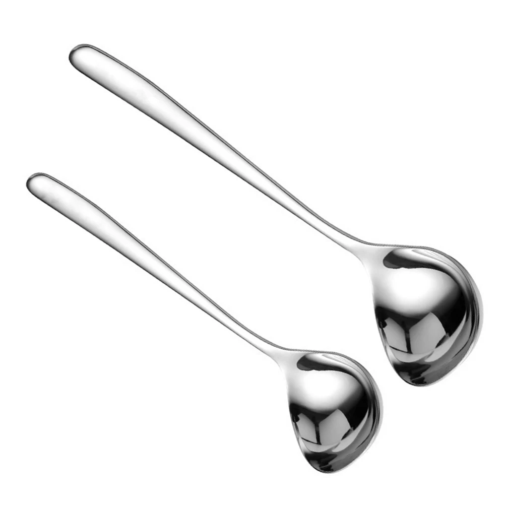 2pcs Thickened Soup Stainless Steel Small Measuring Adjustable Big Spoon Set Table Seasonings Pepper Salt Spoon Kitchen Barware
2pcs Thickened Soup Stainless Steel Small Measuring Adjustable Big Spoon Set Table Seasonings Pepper Salt Spoon Kitchen Barware