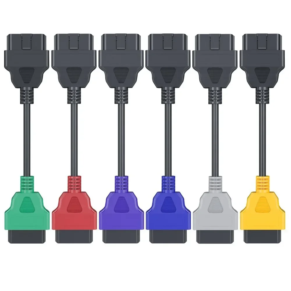 Новый 6-цветный диагностический кабель-адаптер автоматического разъема OBD2 для FiatECUScan и Multiecuscan для Fiat Alfa Romeo и Lancia 
Новый 6-цветный диагностический кабель-адаптер автоматического разъема OBD2 для FiatECUScan и Multiecuscan для Fiat Alfa Romeo и Lancia