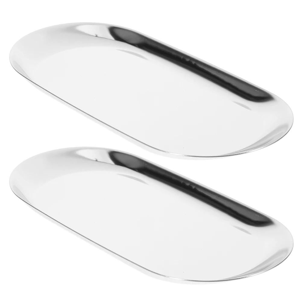 2pcs Tray Small Serving Stainless Steel Rectangle Trays For Cafe Perfume Tray Bar Restaurant Bathroom Tea Perfume
2pcs Tray Small Serving Stainless Steel Rectangle Trays For Cafe Perfume Tray Bar Restaurant Bathroom Tea Perfume