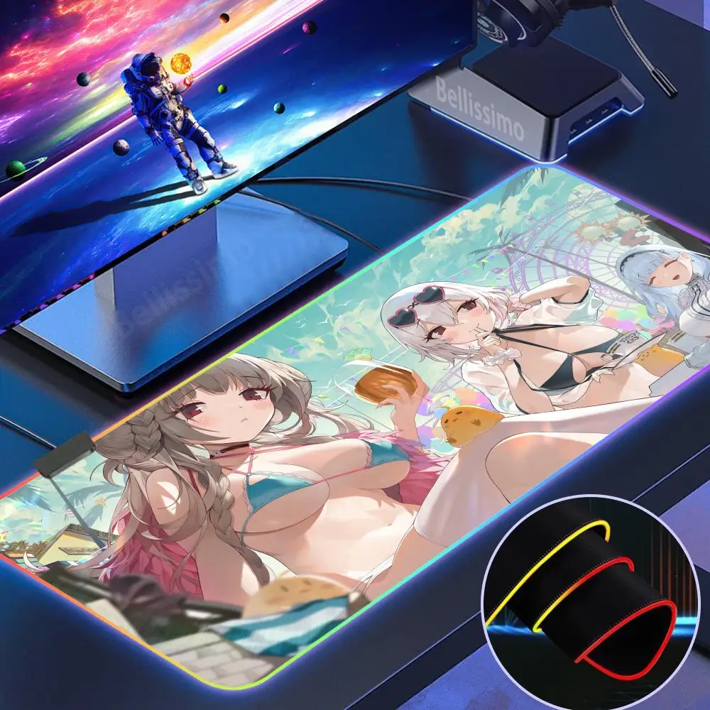 A_azur L_lane Size For E-sports Keyboard Mouse Pad RGB popular anti-slip gaming mouse pad luminous Internet cafe home desk pad
A_azur L_lane Size For E-sports Keyboard Mouse Pad RGB popular anti-slip gaming mouse pad luminous Internet cafe home desk pad