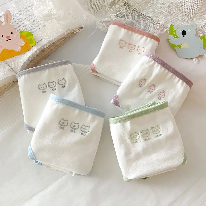 5PCS Girls Cotton Antibacterial Panties for Kids Thin Soft Breathable Briefs 3+y Young Children Underwears Toddler Cute Knickers
5PCS Girls Cotton Antibacterial Panties for Kids Thin Soft Breathable Briefs 3+y Young Children Underwears Toddler Cute Knickers