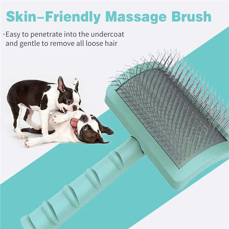 A84E-4X Firm Slicker Brush For Dogs- Extra Long Pin Slicker Brush For Large Dog Pet Grooming Wire Brush(Green)
A84E-4X Firm Slicker Brush For Dogs- Extra Long Pin Slicker Brush For Large Dog Pet Grooming Wire Brush(Green)