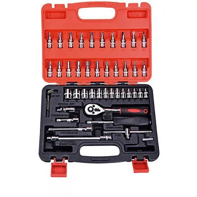 Popular 46pcs Portable Combination Spanner Wrench Set Cr-V Plastic Steel Manual Car Repair Hand Tools Socket Set
Popular 46pcs Portable Combination Spanner Wrench Set Cr-V Plastic Steel Manual Car Repair Hand Tools Socket Set