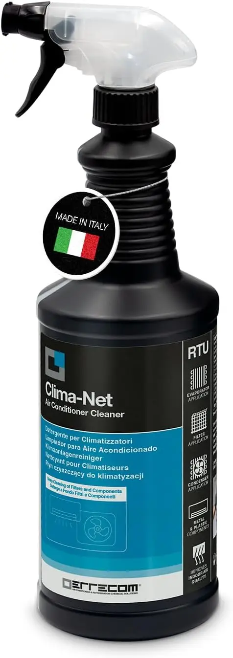 Central & Split AC Cleaner for Air Ducts, Filters, Coils - Improves Airflow & Indoor Air Quality, 1L Bottle (34 fl oz)
Central & Split AC Cleaner for Air Ducts, Filters, Coils - Improves Airflow & Indoor Air Quality, 1L Bottle (34 fl oz)