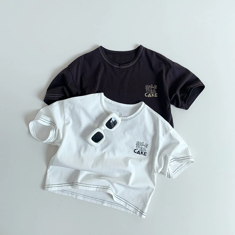 2025 Summer New Children Short Sleeve T Shirts Fashion Girl Letter Print T Shirts Kids Boys Casual Tops Baby Tee Infant Clothes
2025 Summer New Children Short Sleeve T Shirts Fashion Girl Letter Print T Shirts Kids Boys Casual Tops Baby Tee Infant Clothes