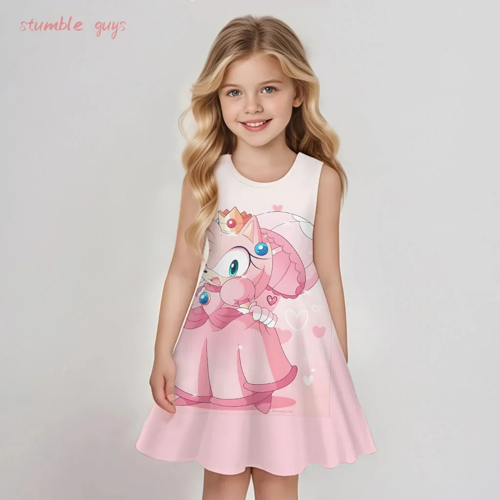 2025 Sleeveless Dress Casual Outfits Girl Summer Disney Classic Lilo & Stitch Cute Pattern 3D-Printed Children Girl's Cute Dress
2025 Sleeveless Dress Casual Outfits Girl Summer Disney Classic Lilo & Stitch Cute Pattern 3D-Printed Children Girl's Cute Dress