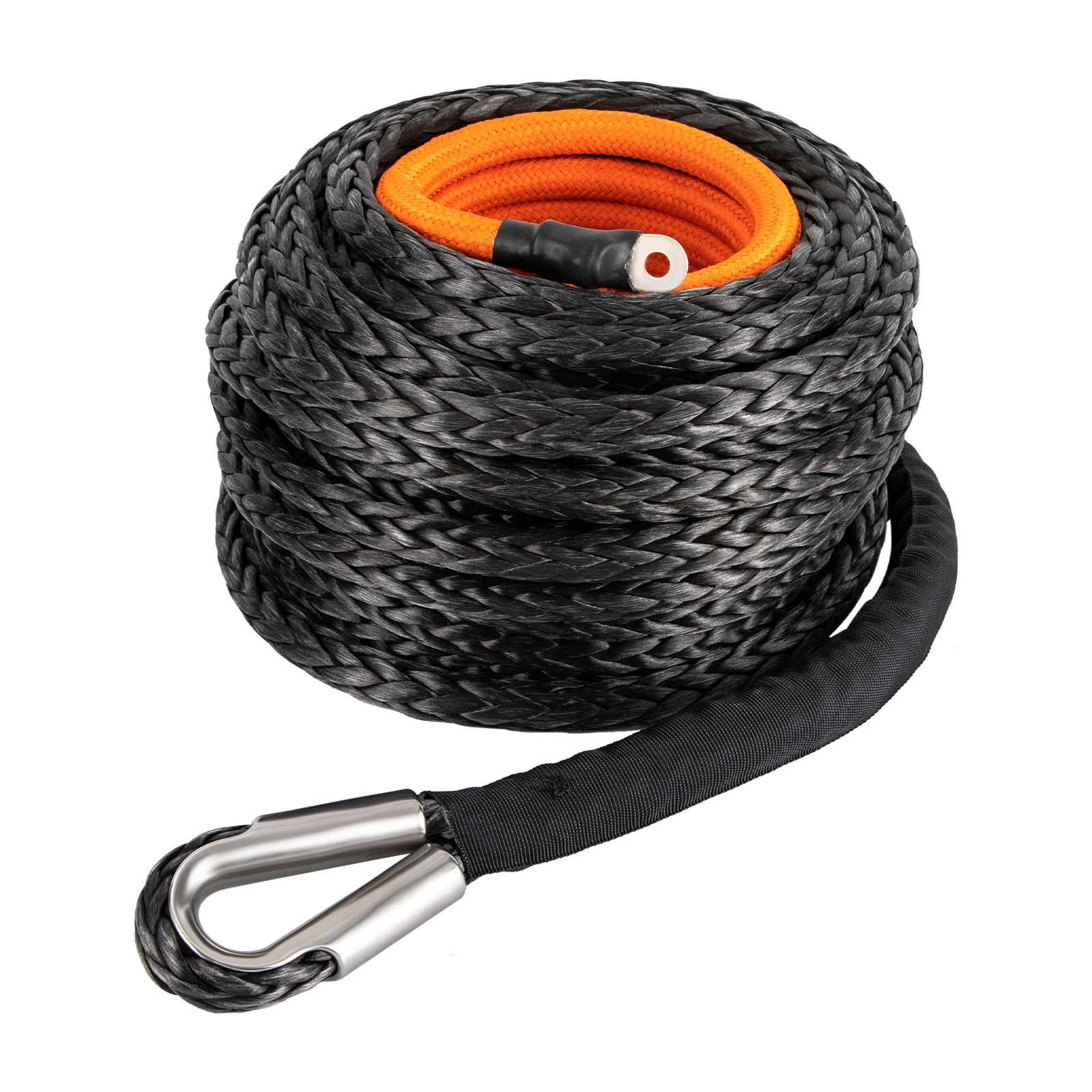 Synthetic Winch Rope 35000lbs Polyethylene Cable Car Tow Recovery Cable for ATV/SUV/UTV/Truck
Synthetic Winch Rope 35000lbs Polyethylene Cable Car Tow Recovery Cable for ATV/SUV/UTV/Truck 