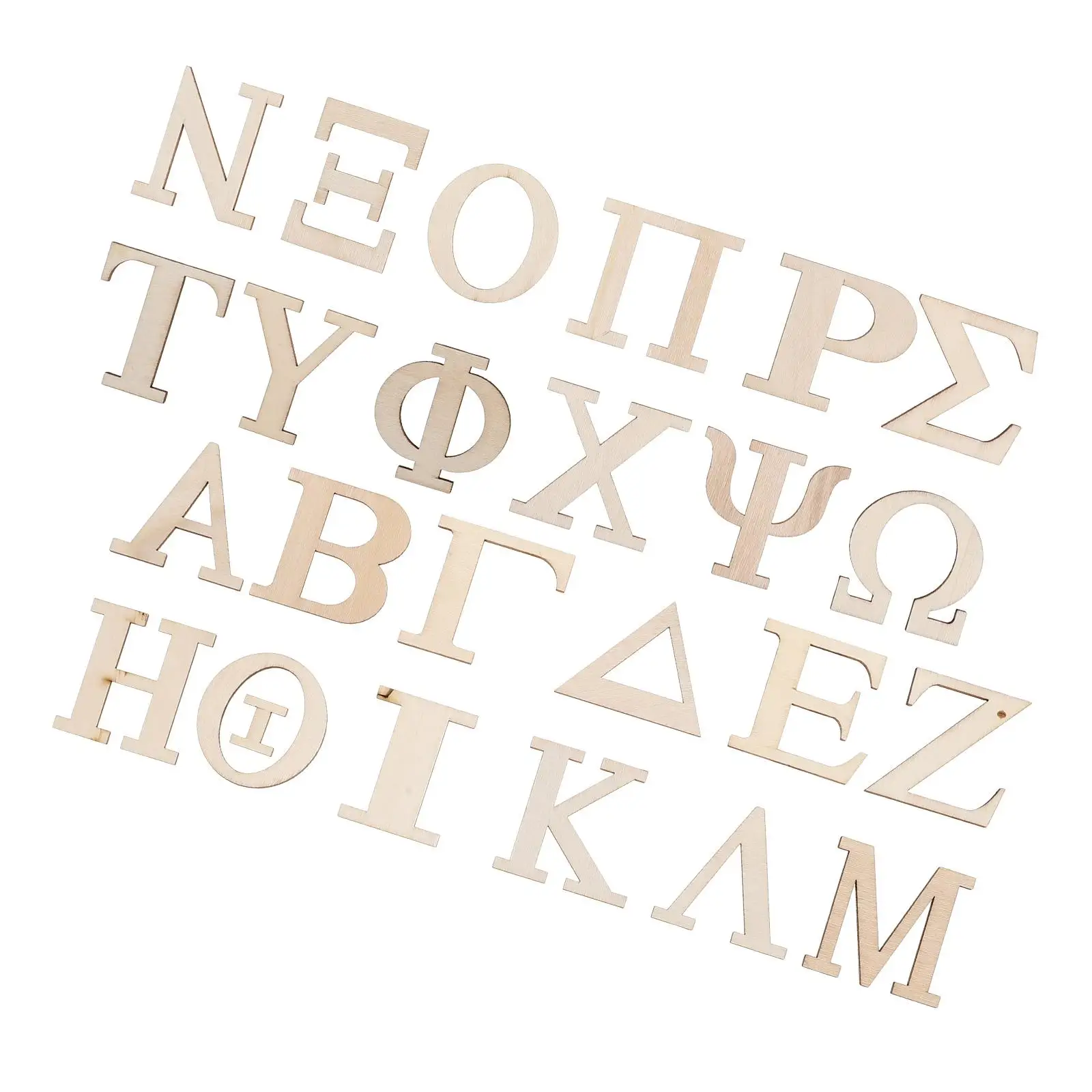 24Pcs Alphabet Wood Chips Greek Letters Kids Learning ABC Classroom Wall Decor Unfinished Toy Natural Wood
24Pcs Alphabet Wood Chips Greek Letters Kids Learning ABC Classroom Wall Decor Unfinished Toy Natural Wood