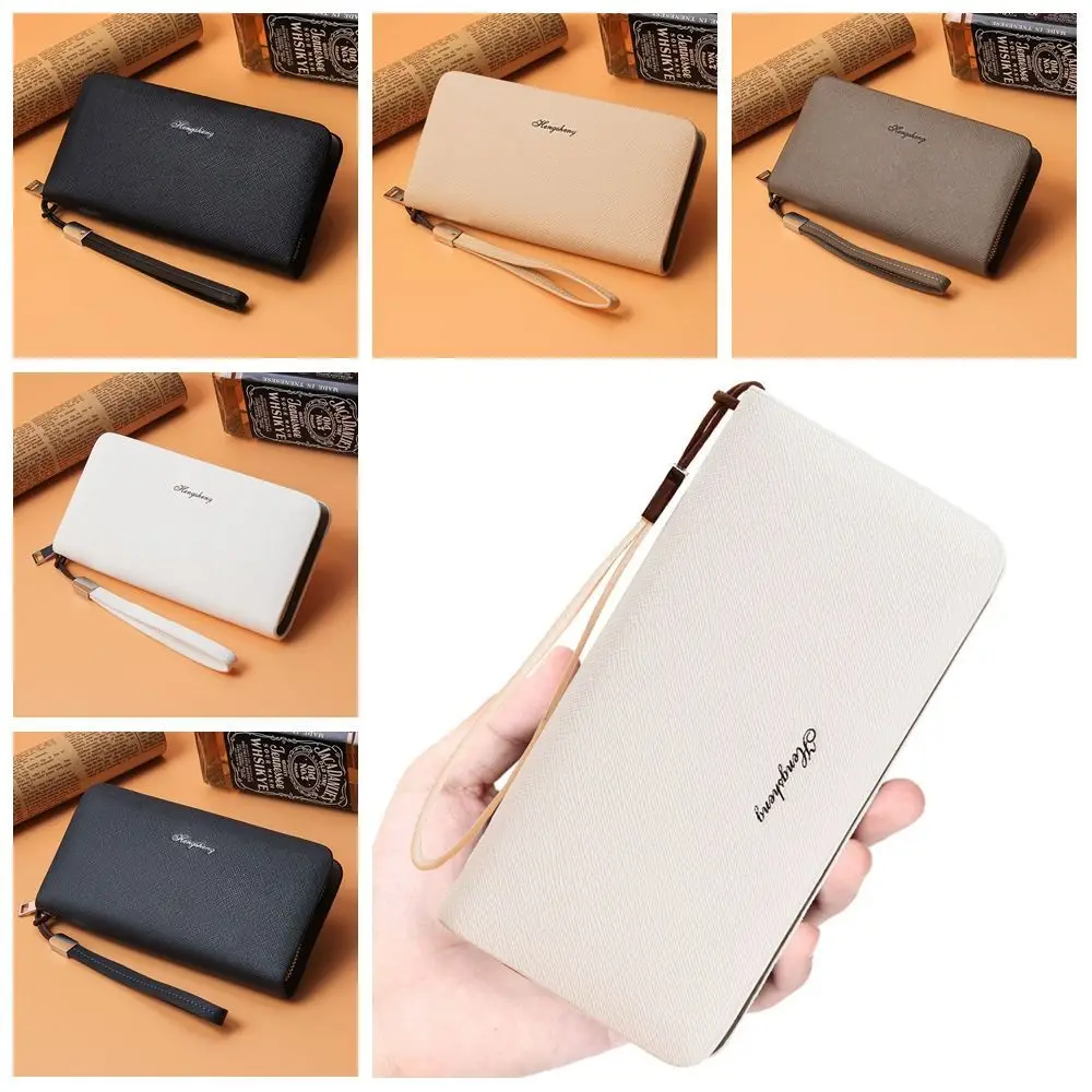 Ins PU Simple Long Wallets Korean Style Multifunctional Zipper Clutch Bag Portable Coin Purse Wrist Change Bag Outdoor
Ins PU Simple Long Wallets Korean Style Multifunctional Zipper Clutch Bag Portable Coin Purse Wrist Change Bag Outdoor