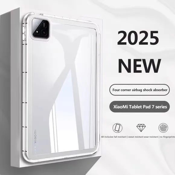 Soft TPU Shockproof Case For Xiaomi Pad 7 Pro 11.2 inch 2024 5 5Pro 6 6Pro 11 Redmi Pad SE 8.7 SE 11 Four Corner Airbag Cover
Soft TPU Shockproof Case For Xiaomi Pad 7 Pro 11.2 inch 2024 5 5Pro 6 6Pro 11 Redmi Pad SE 8.7 SE 11 Four Corner Airbag Cover