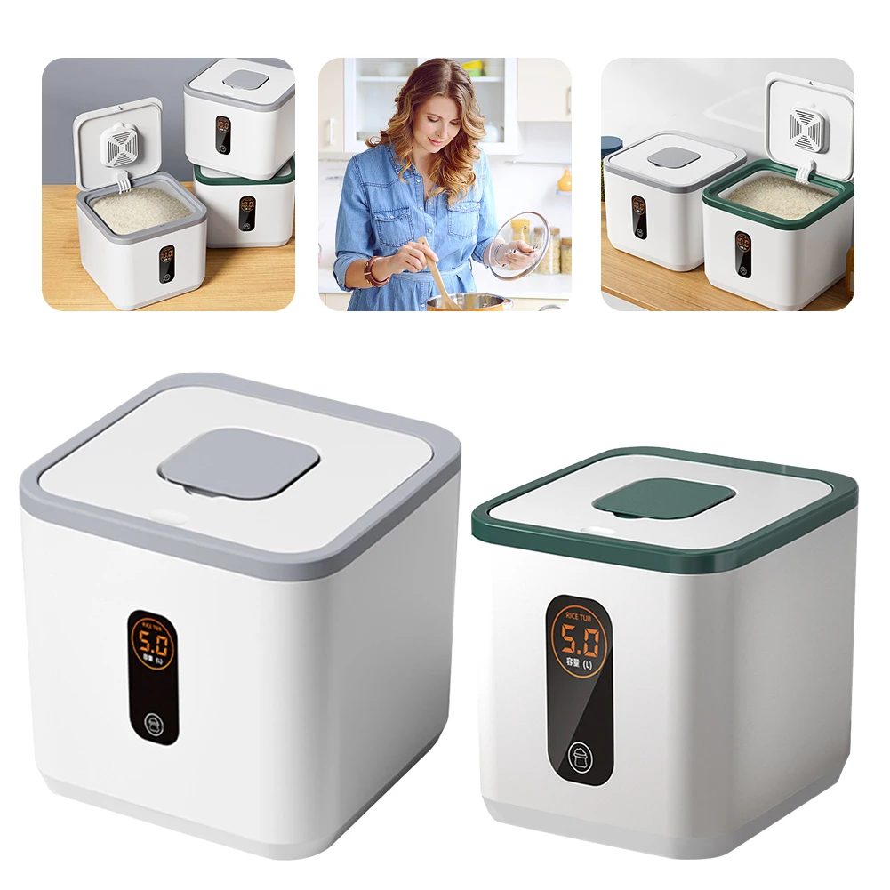 5KG Rice Container with Measuring Cup Rice Dispenser Moisture Proof Food Storage Container for Kitchen Pantry Organization
5KG Rice Container with Measuring Cup Rice Dispenser Moisture Proof Food Storage Container for Kitchen Pantry Organization