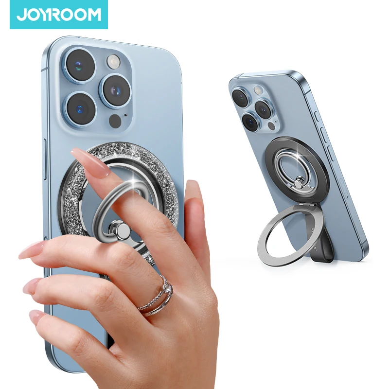Joyroom Magnetic Phone Ring Holder with Super Magnet Stylish Twinkle Magnetic Phone Grip Silicone Lanyard Design JR-ZS425
Joyroom Magnetic Phone Ring Holder with Super Magnet Stylish Twinkle Magnetic Phone Grip Silicone Lanyard Design JR-ZS425