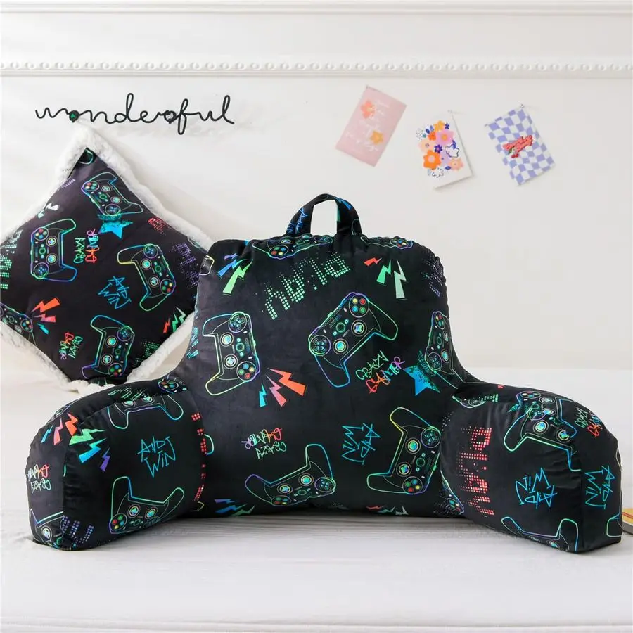 Подушка-клин для чтения с принтом игрового контроллера, с подлокотниками, для кровати, дивана, телевизора, для отдыха, с поддержкой спины
Подушка-клин для чтения с принтом игрового контроллера, с подлокотниками, для кровати, дивана, телевизора, для отдыха, с поддержкой спины