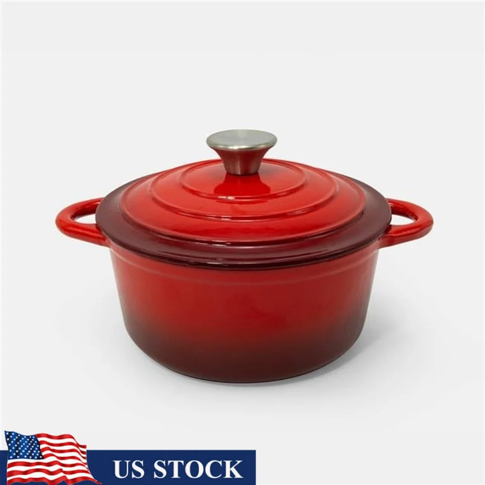 High Quality 2.8 Qt Cast Iron Casserole Pan with Enamel Finish Oven Safe Cookware Ideal Kitchen Dining Table
High Quality 2.8 Qt Cast Iron Casserole Pan with Enamel Finish Oven Safe Cookware Ideal Kitchen Dining Table