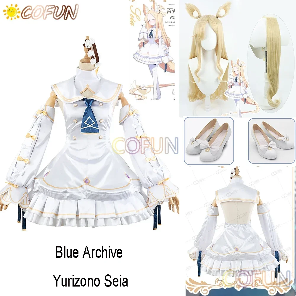 COFUN Game Blue Archive Yurizono Seia Косплей Костюм Хэллоуин Платье Лолиты Хэллоуин Униформа Аниме Одежда Парик Обувь
COFUN Game Blue Archive Yurizono Seia Косплей Костюм Хэллоуин Платье Лолиты Хэллоуин Униформа Аниме Одежда Парик Обувь