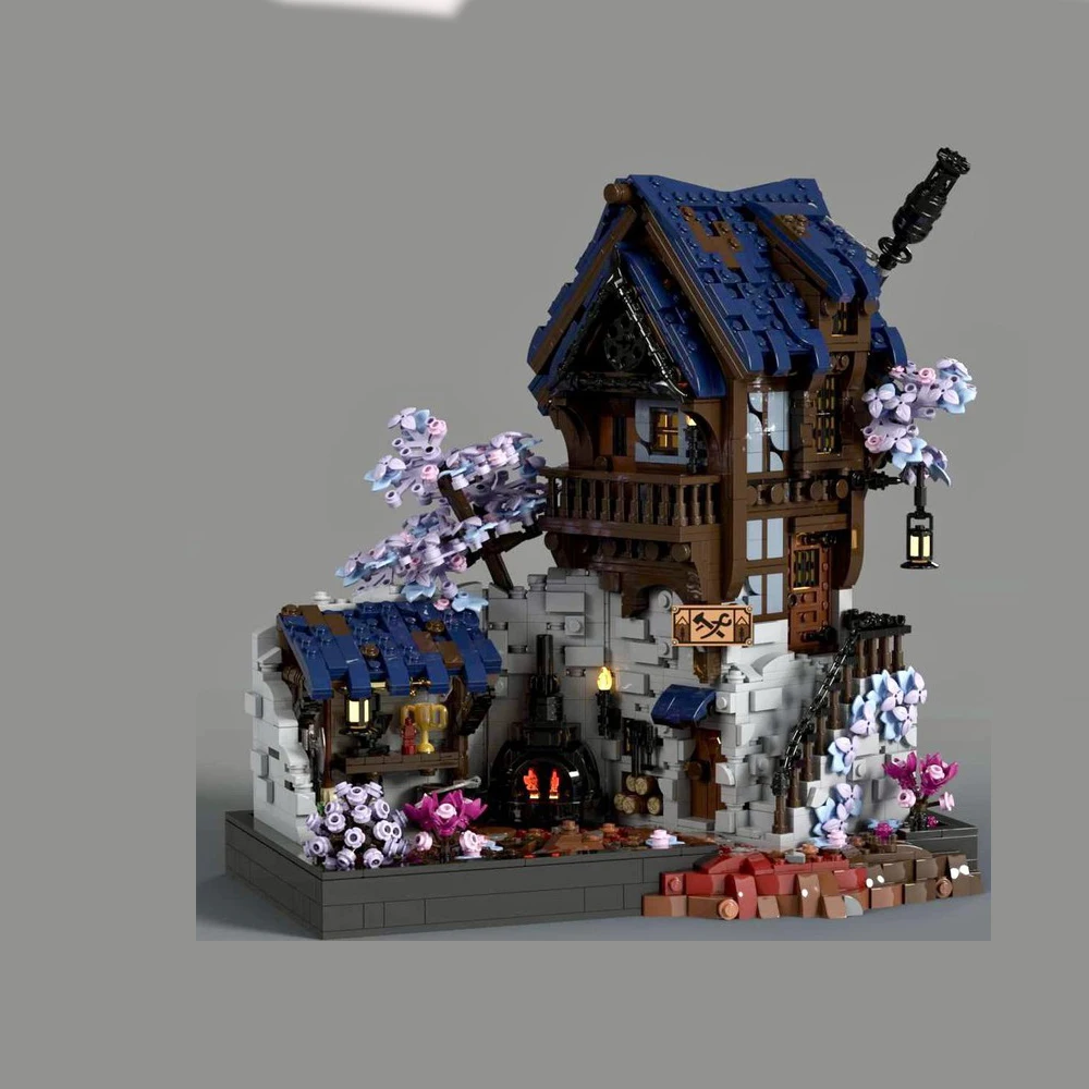New Moc building block retro building model Vickers blacksmith shop technology modular building block toy DIY set assembly
New Moc building block retro building model Vickers blacksmith shop technology modular building block toy DIY set assembly