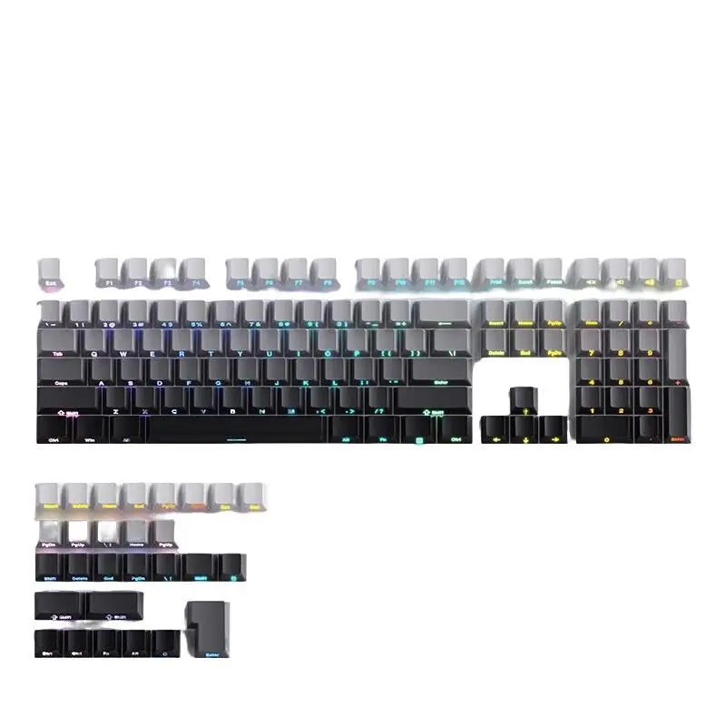 Side-Engraved Transparent Key Cap Set Highly Wear-Resistant for Mechanical Keyboard DIY Customization Options Available
Side-Engraved Transparent Key Cap Set Highly Wear-Resistant for Mechanical Keyboard DIY Customization Options Available