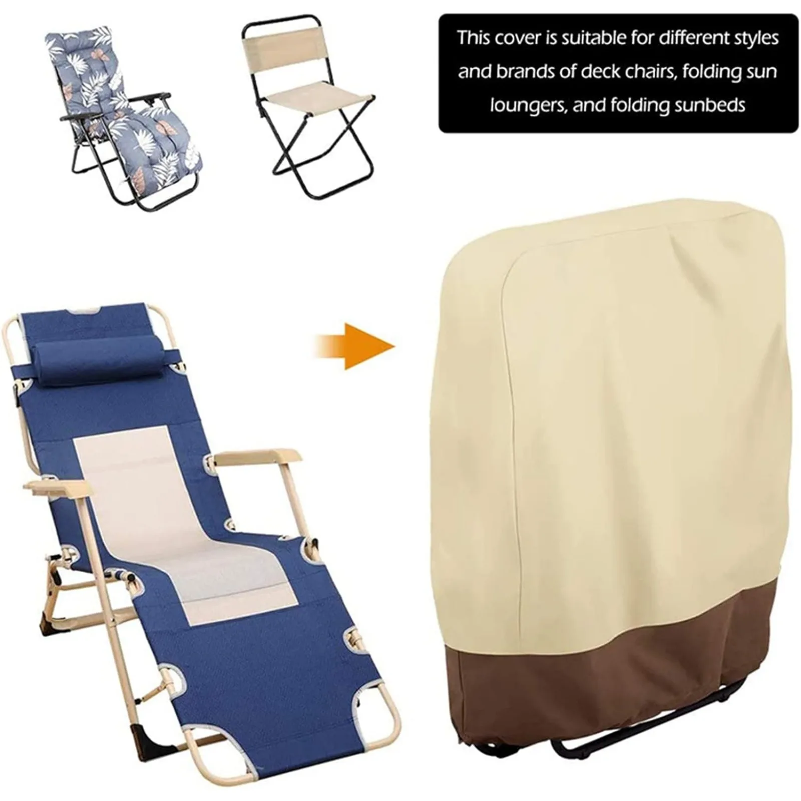 New Large Black/beige Foldable Garden/patio Chair Cover - 4-in-1 Waterproof/UV/dust/rainproof Protector | Holiday-ready
New Large Black/beige Foldable Garden/patio Chair Cover - 4-in-1 Waterproof/UV/dust/rainproof Protector | Holiday-ready