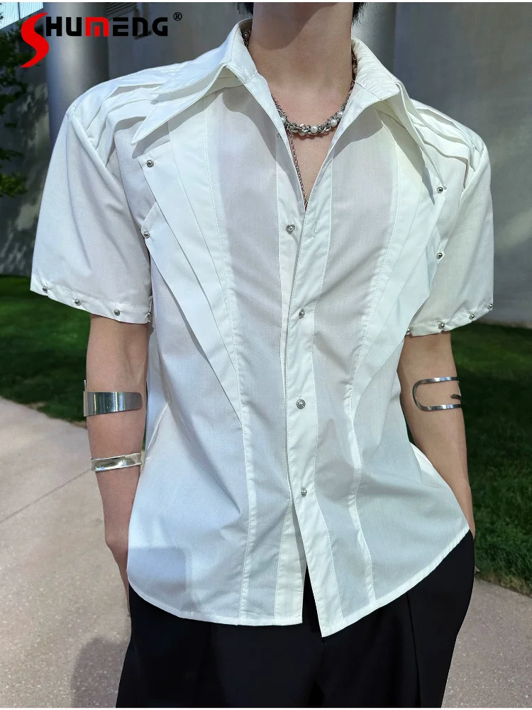 Men's 2026 Summer New Fashion Loose Comfort Versatile Shirts Trendy Short Sleeve Shirts Male Simple Handsome Solid Color Tops
Men's 2026 Summer New Fashion Loose Comfort Versatile Shirts Trendy Short Sleeve Shirts Male Simple Handsome Solid Color Tops
